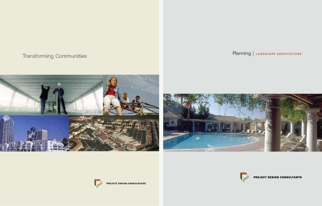 project design consultants brochure covers