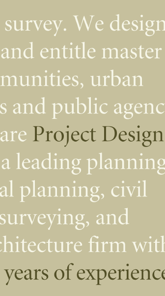 project design consultants typography detail 