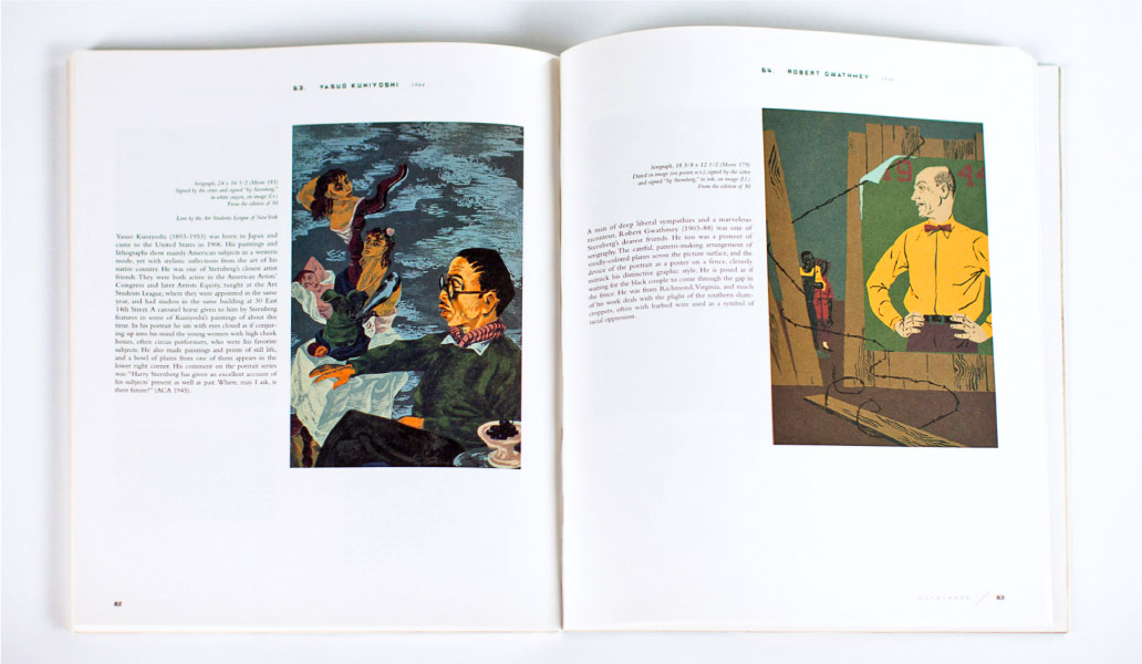 Harry Sternberg book Open Spread