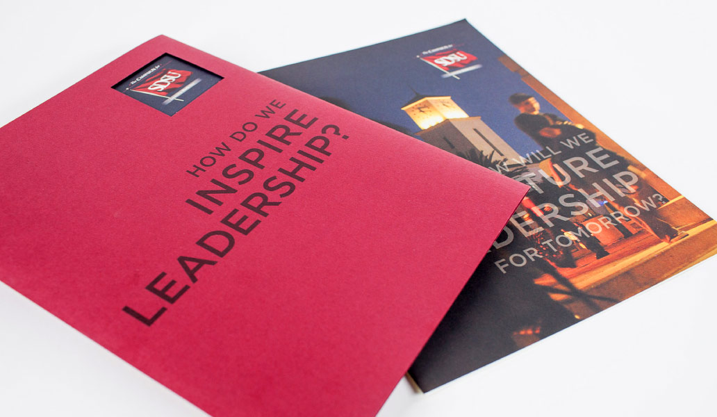 san diego state university promotional brochure  design 